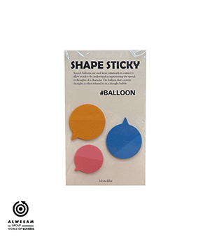 ورق ملاحظات لاصق شفاف Balloon