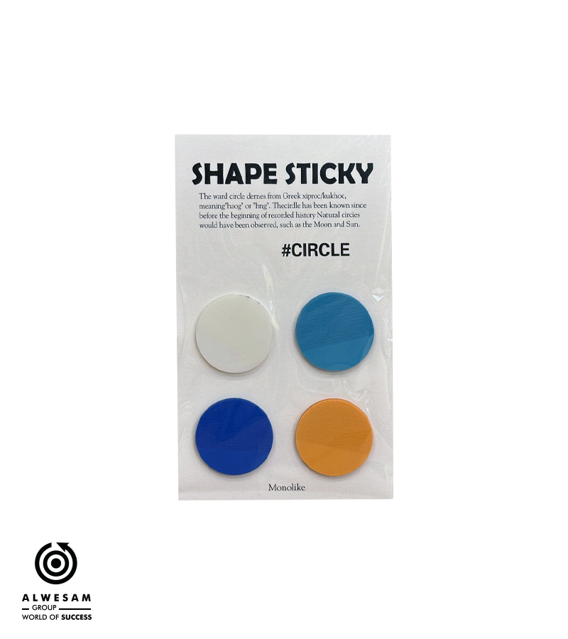 ورق ملاحظات لاصق شفاف Circle