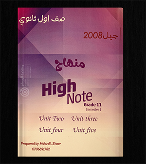 الوحدة الثانية والثالثة والرابعة والخامسة مها الشاعر  2008