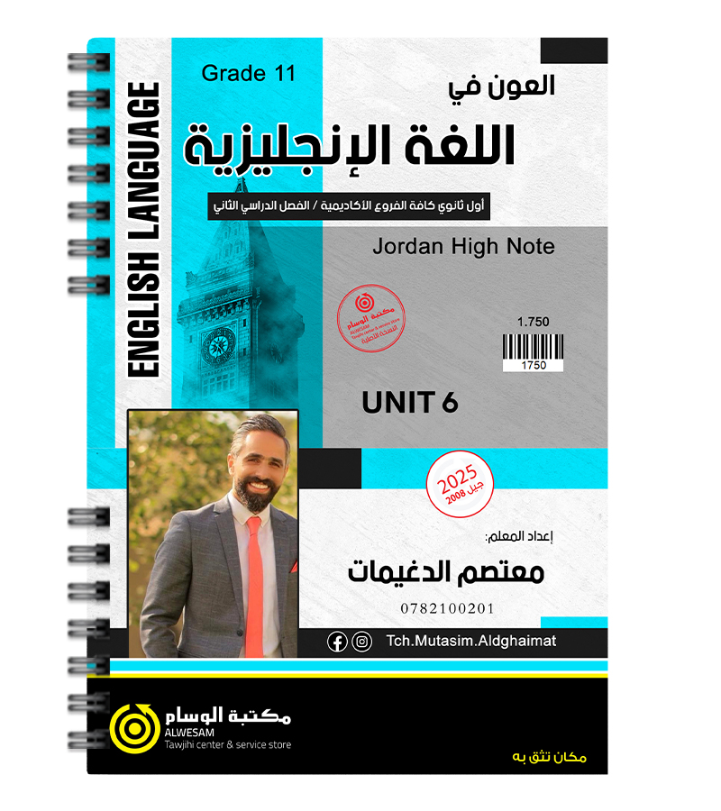 الوحدة السادسة معتصم الدغيمات 2008