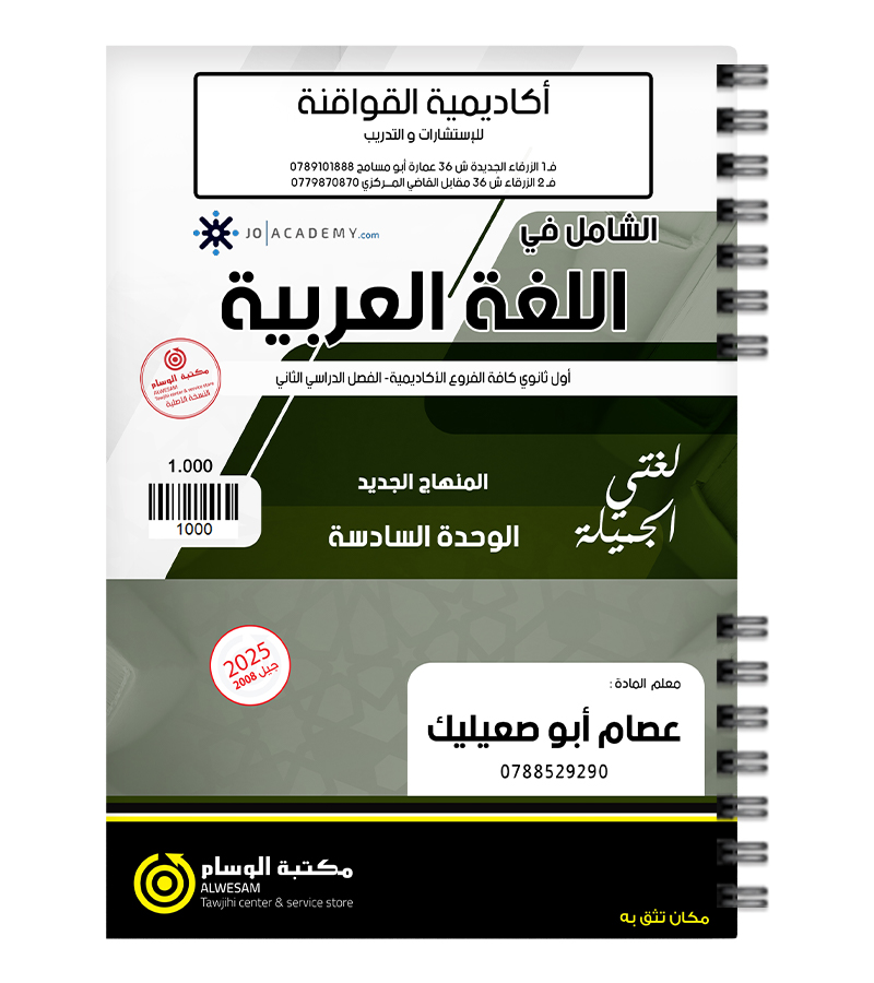 الوحدة السادسة عصام ابو صعيليك 2008