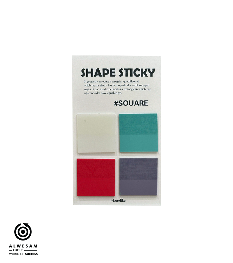 ورق ملاحظات لاصق شفاف Square