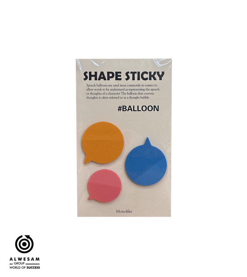 ورق ملاحظات لاصق شفاف Balloon