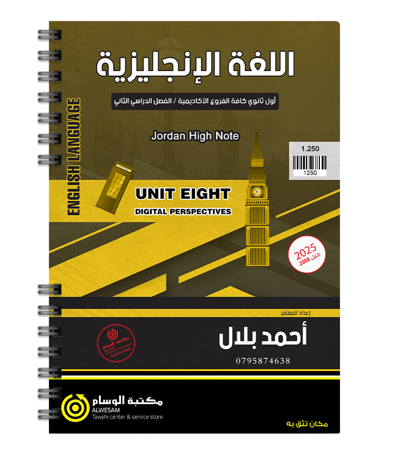 الوحدة الثامنة احمد بلال 2008