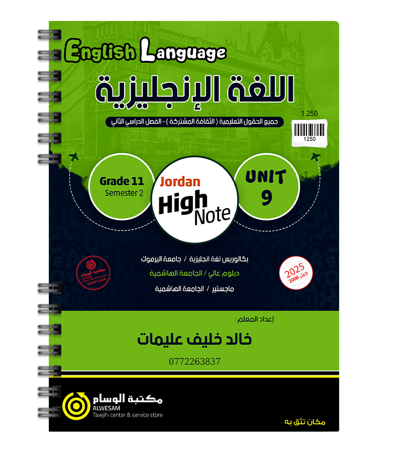 الوحدة التاسعة خالد عليمات 2008