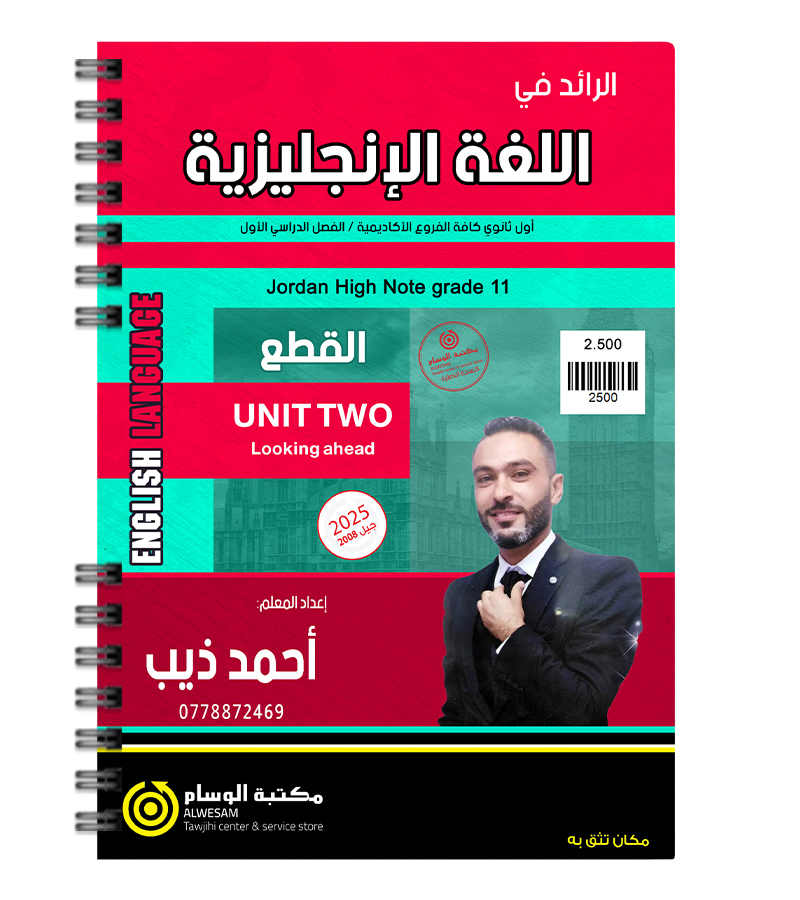 الوحدة الثانية القطع احمد ذيب 2008