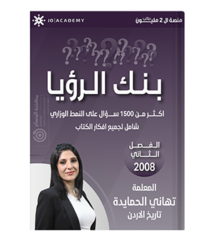 بنك الاسئلة الفصل الثاني تهاني الحمايده 2008