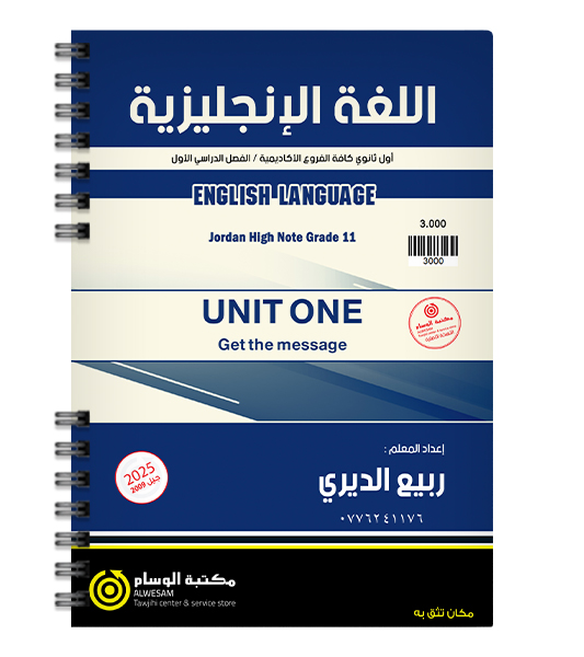 الوحدة الاولى ربيع الديري 2009