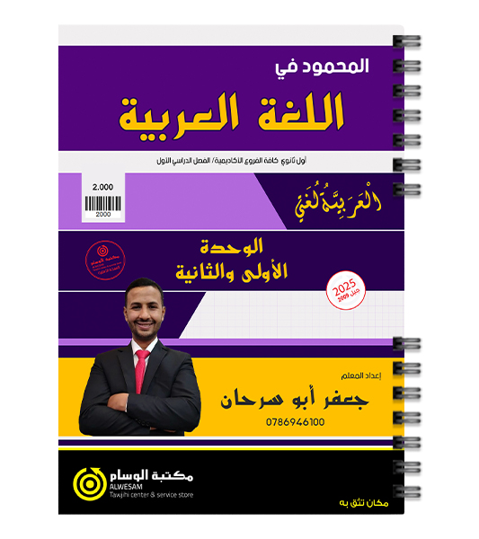 الوحدة الاولى و الثانية جعفر ابو سرحان 2009