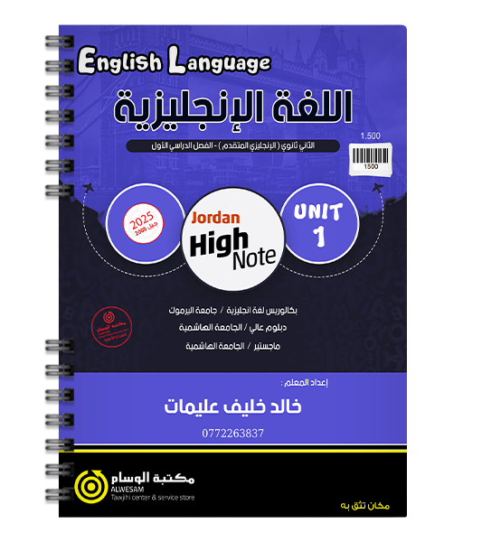 الوحدة الاولى خالد خلف عليمات متقدم 2008