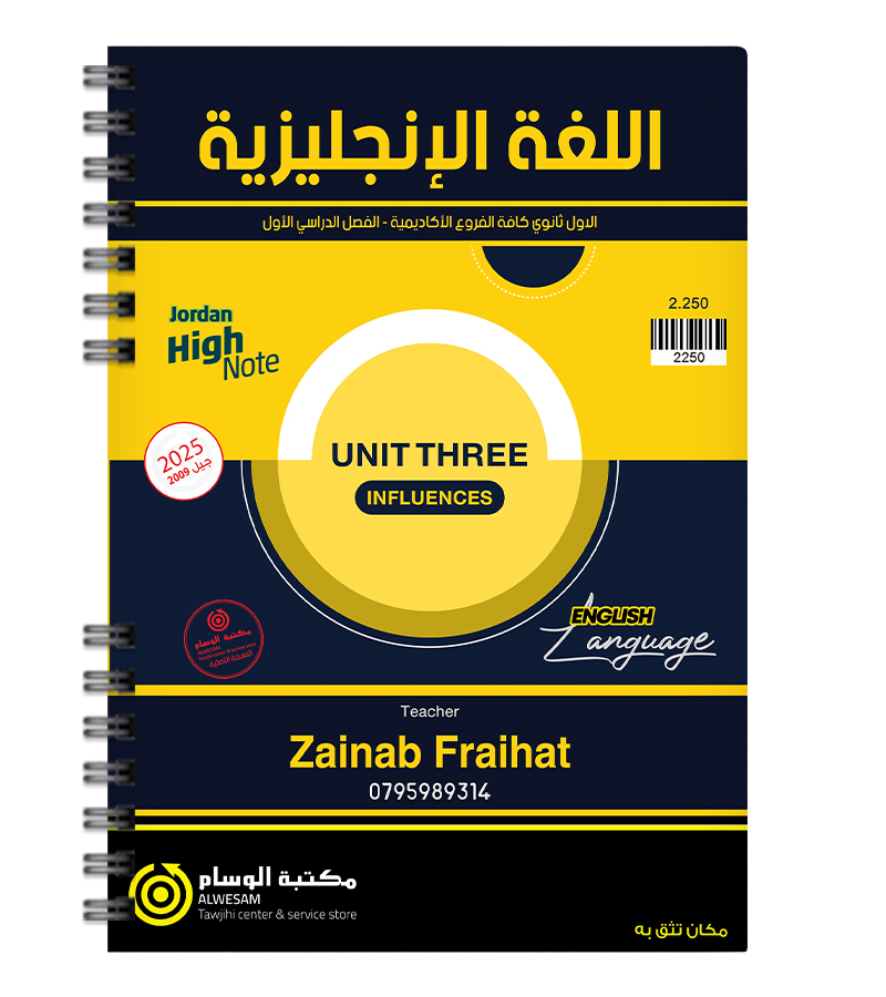 الوحدة الثالثة زينب فريحات 2009