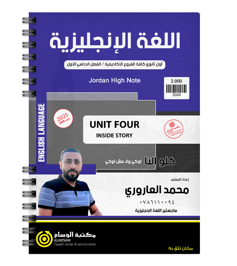 الوحدة الرابعة محمد العاروري 2009