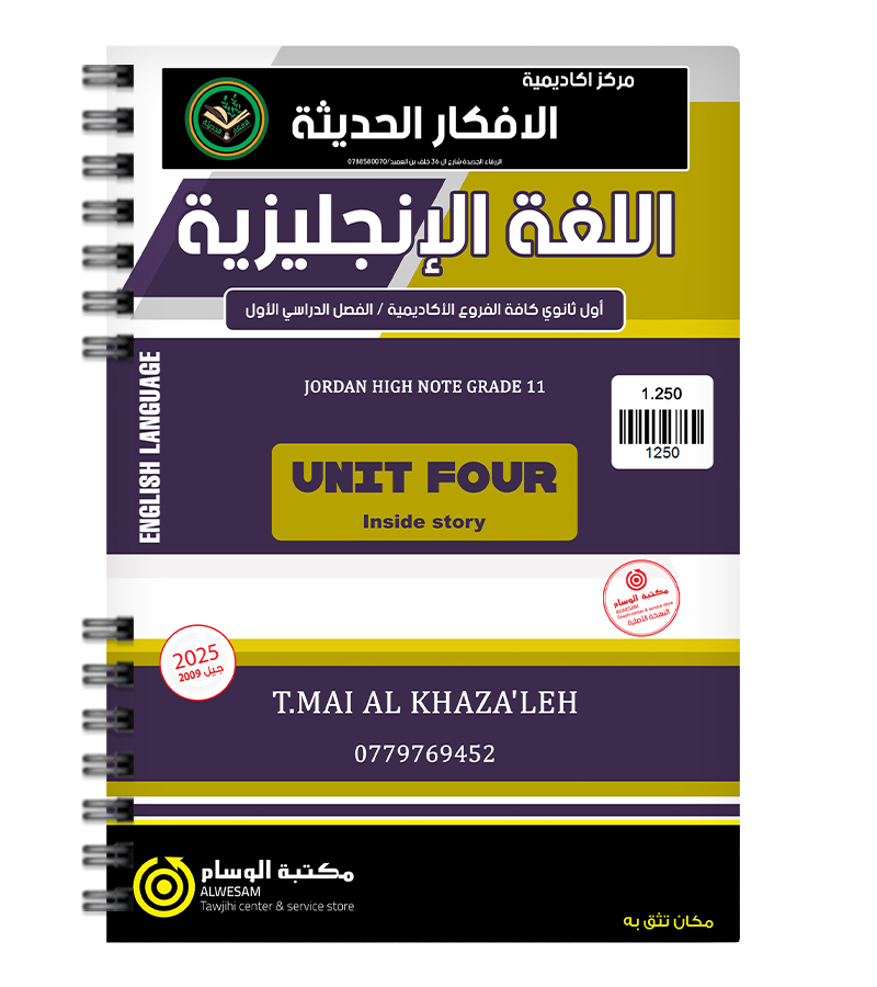 الوحدة الرابعة مي  الخزاعلة 2009