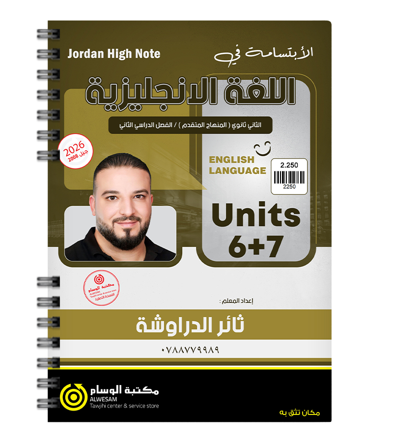الوحدة السادسة و السابعة ثائر الدراوشة متقدم 2008