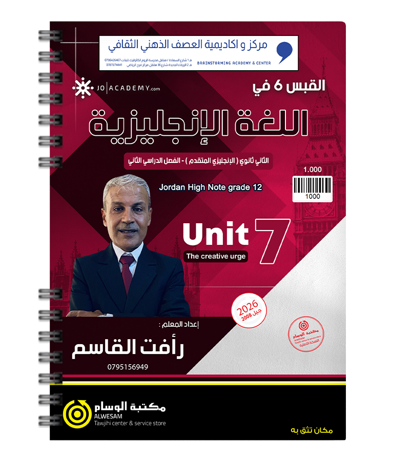 الوحدة السابعة رافت القاسم متقدم 2008
