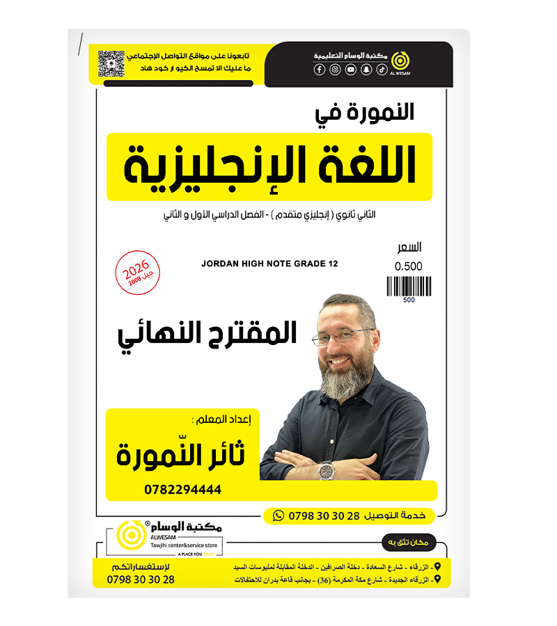 المقترح النهائي ثائر نمورة متقدم 2008