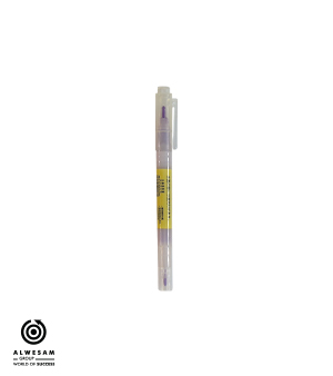 قلم تحديد برأسين (لون بنفسجي )