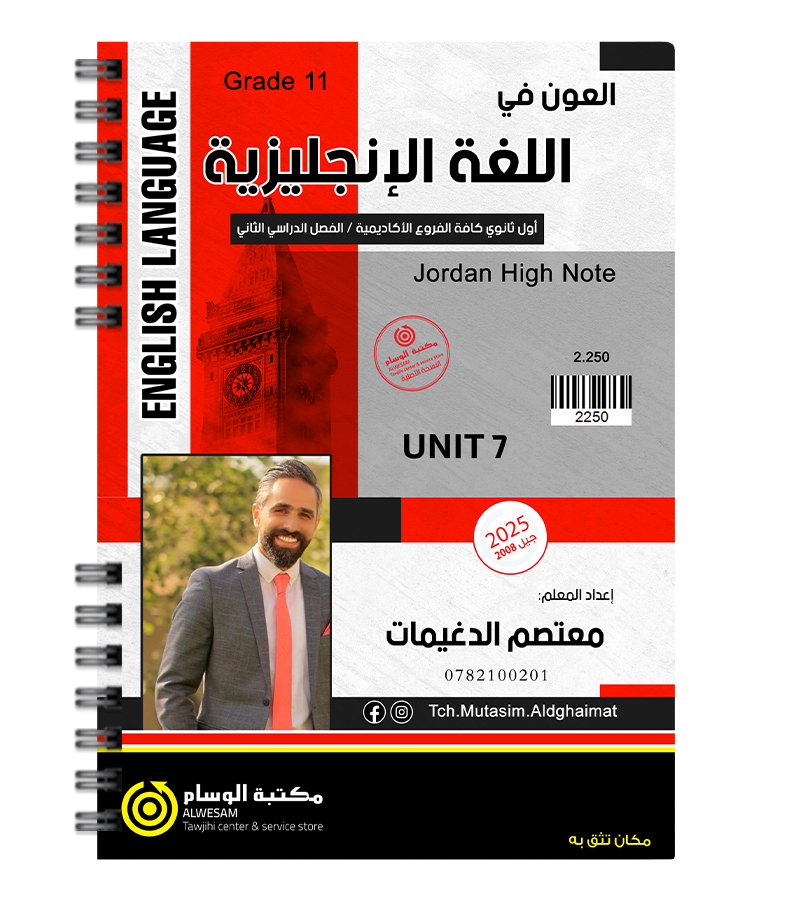 الوحدة السابعة معتصم الدغيمات 2008