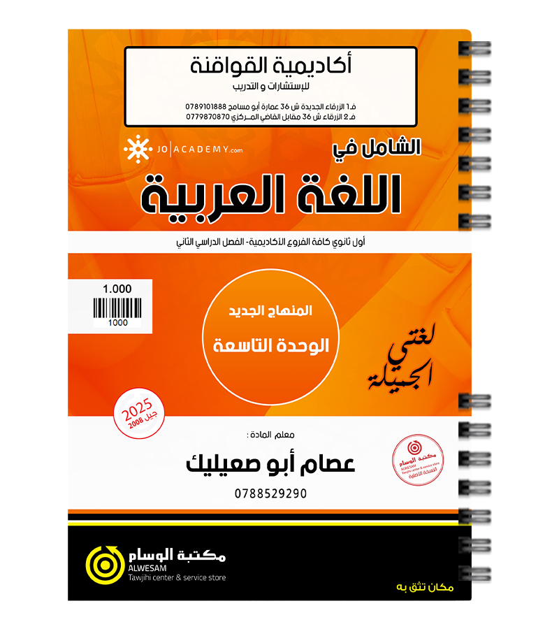 الوحدة التاسعة عصام ابو صعيليك 2008