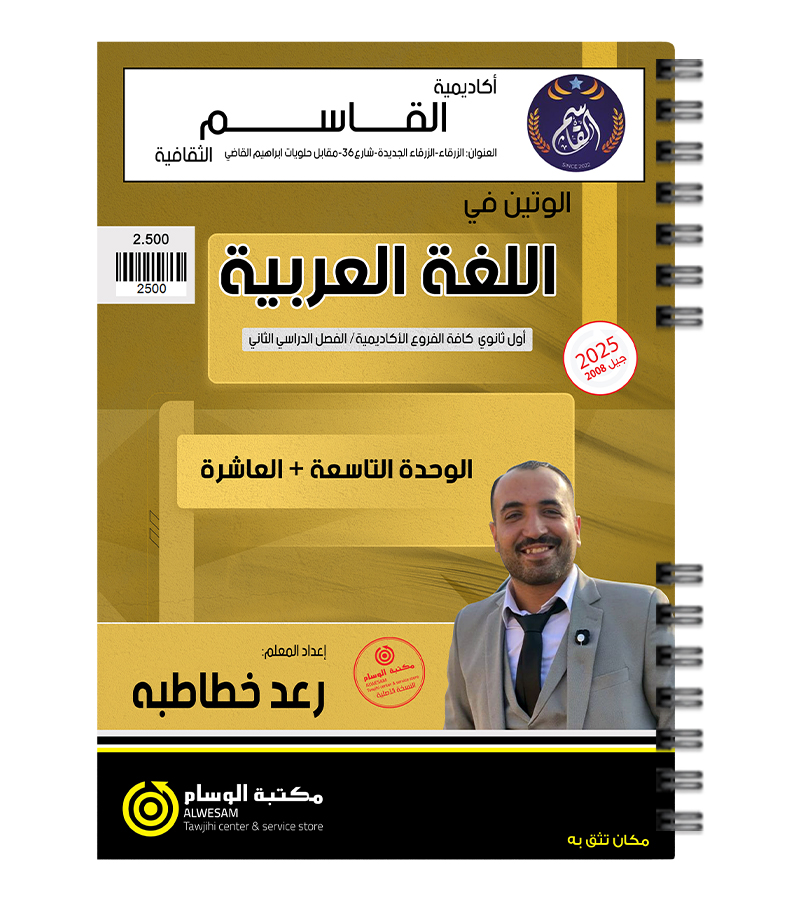 الوحدة التاسعة و العاشرة رعد الخطاطبة 2008