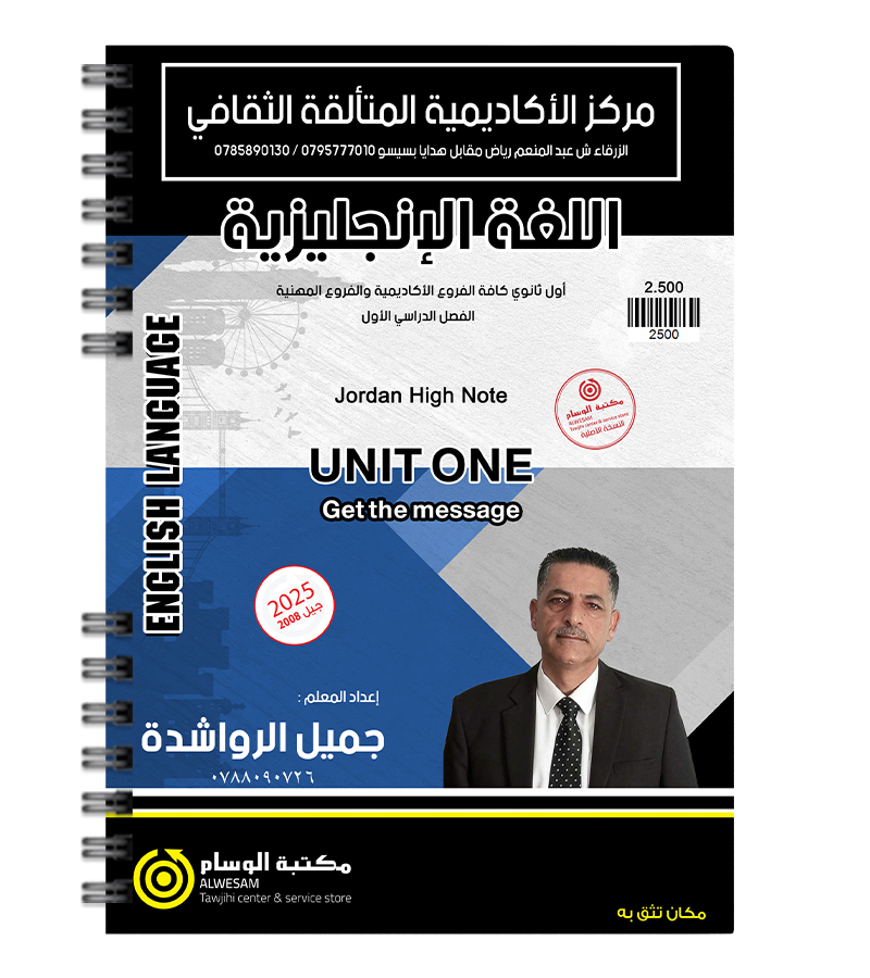 الوحدة الاولى جميل الرواشدة  2008