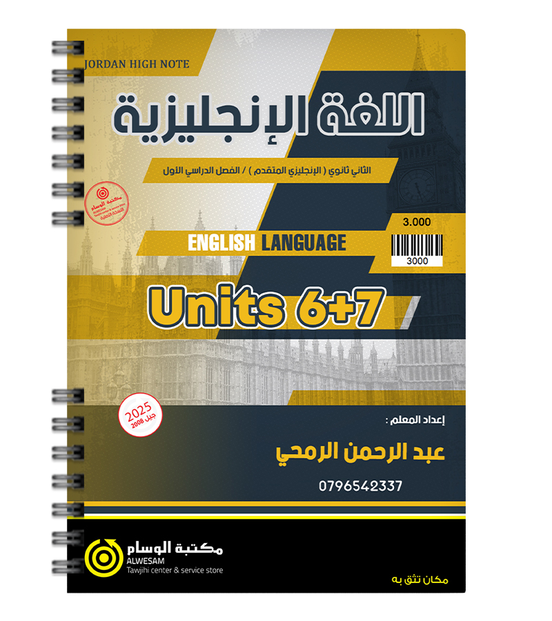 الوحدة السادسة و السابعة عبدالرحمن الرمحي 2008