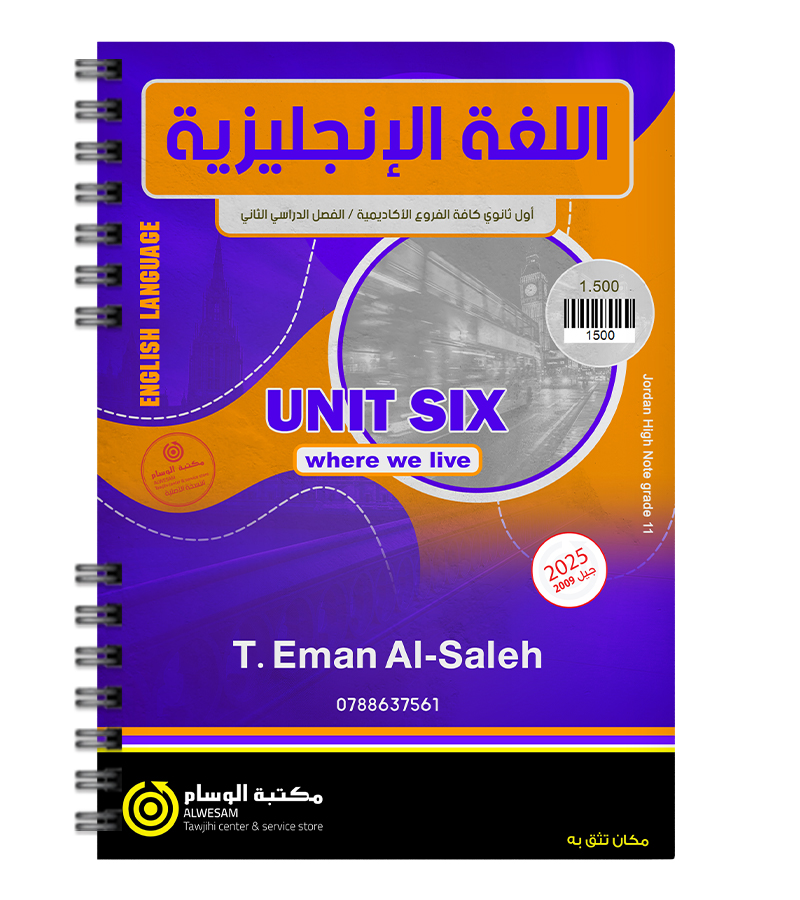 الوحدة السادسة ايمان الصالح 2009