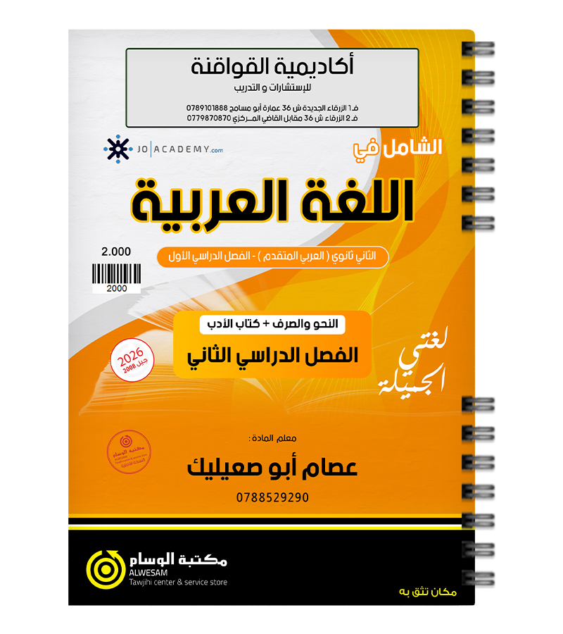 الفصل الثاني عصام ابو صعيليك 2008