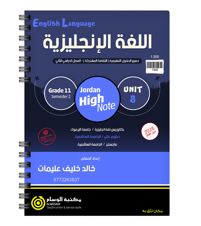 الوحدة الثامنة خالد خلف عليمات 2009