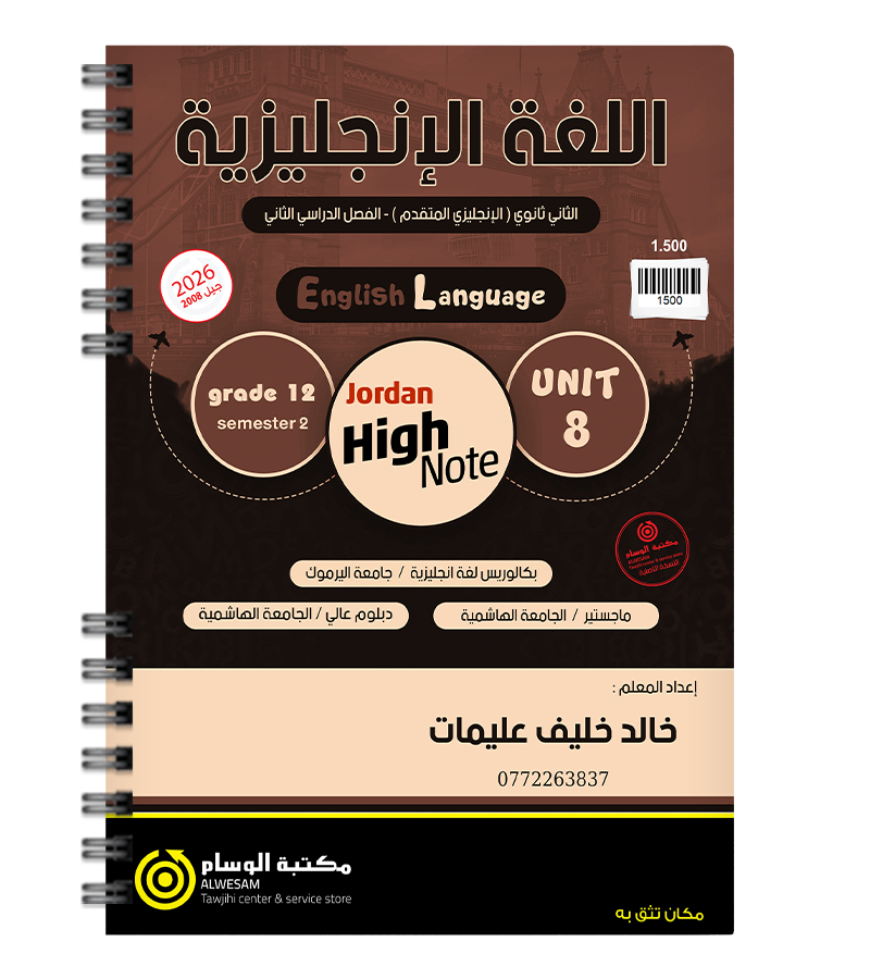 الوحدة الثامنة خالد خلف عليمات متقدم 2008