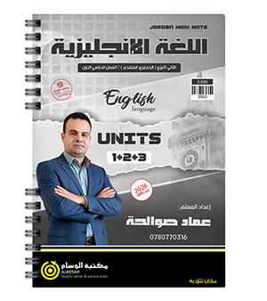 الوحدة الاولى والثانية والثالثة متقدم  عماد صوالحة 2009