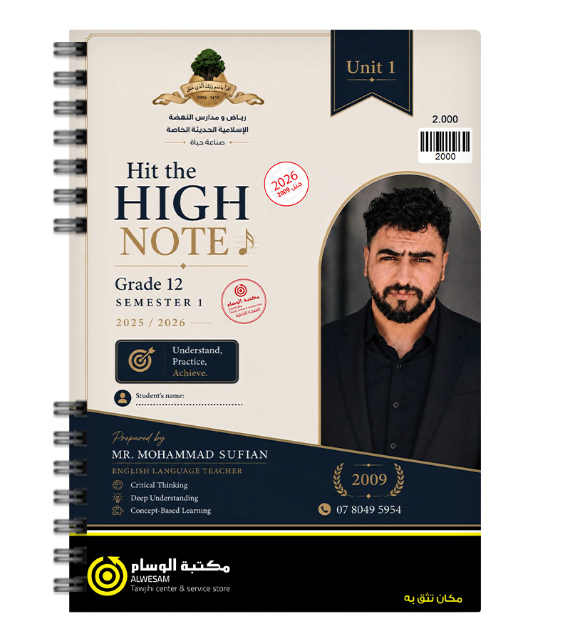 الوحدة الاولى متقدم محمد سفيان 2009