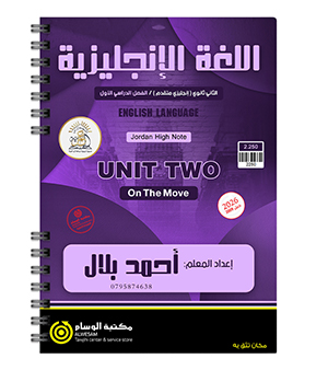 الوحدة الثانية متقدم احمد بلال 2009