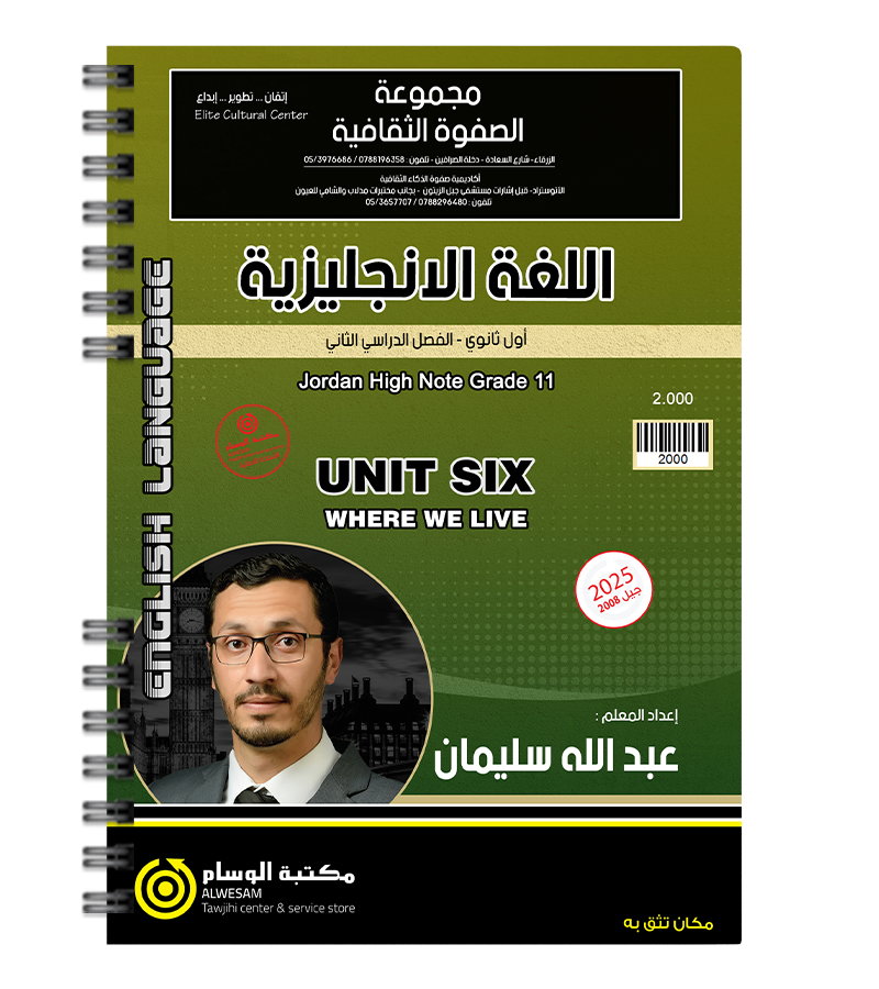 الوحدة السادسة عبدالله سلمان 2008